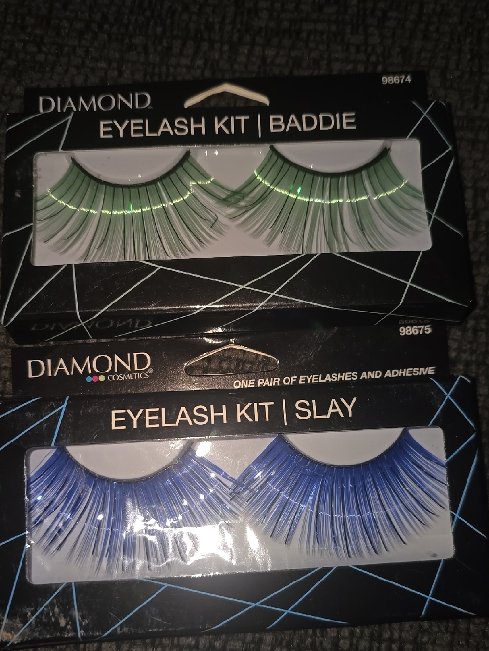 Green & Blue Eyelash Kit Duo - Baddie & Slay